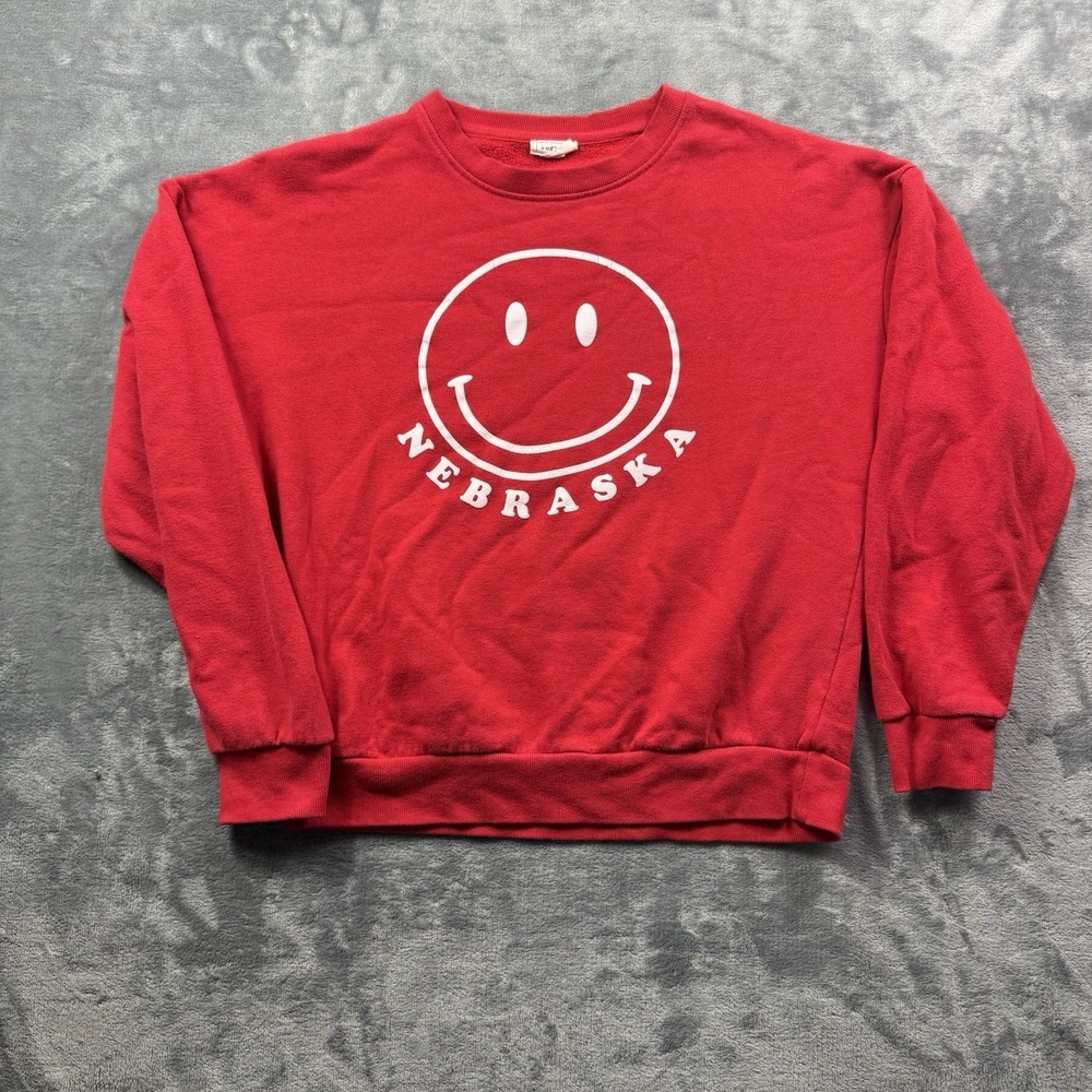 Reflex Women's Nebraksa Cornhuskers Sweater Red Size Large